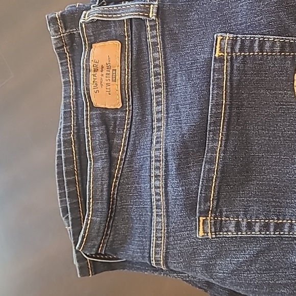 Signature by Levi Strauss Denim - Levi Strauss Signature Womens Modern Boot Cut Blue Jeans Size 16 or 33x34